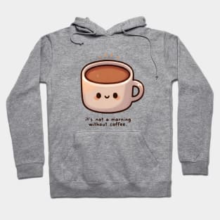 Cheerful Morning Coffee Cup Hoodie